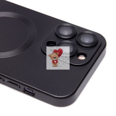 Чехол-накладка для Apple iPhone 15 Pro Max (черный) - SM020 Matte SafeMag