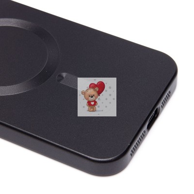 Чехол-накладка для Apple iPhone 15 Pro Max (черный) - SM020 Matte SafeMag