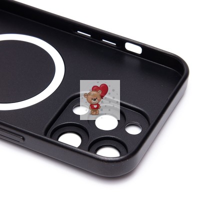Чехол-накладка для Apple iPhone 15 Pro Max (черный) - SM020 Matte SafeMag