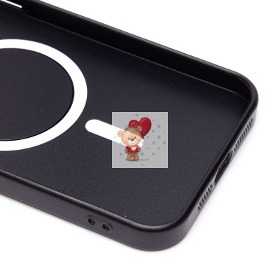 Чехол-накладка для Apple iPhone 15 Pro Max (черный) - SM020 Matte SafeMag