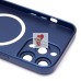 Чехол-накладка для Apple iPhone 15 Pro Max (темно-синий) - SM020 Matte SafeMag