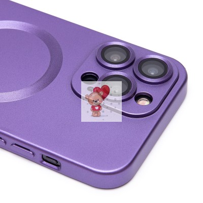 Чехол-накладка для Apple iPhone 15 Pro Max (сиреневый) - SM020 Matte SafeMag