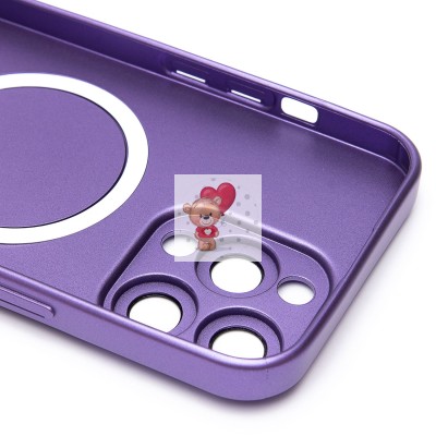 Чехол-накладка для Apple iPhone 15 Pro Max (сиреневый) - SM020 Matte SafeMag