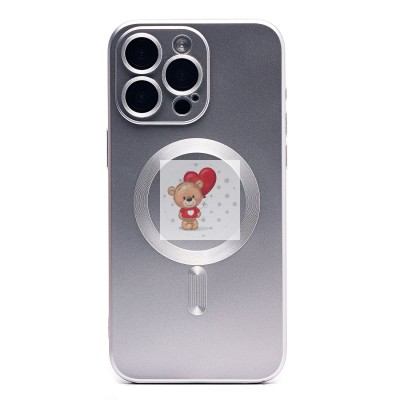 Чехол-накладка для Apple iPhone 15 Pro Max (титановый) - SM020 Matte SafeMag