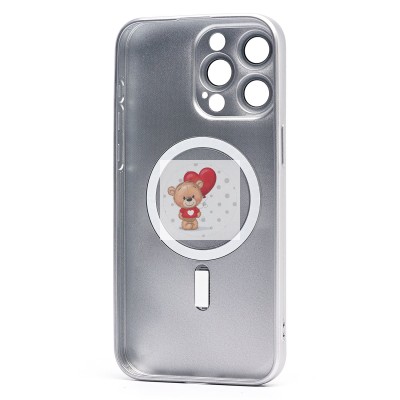 Чехол-накладка для Apple iPhone 15 Pro Max (титановый) - SM020 Matte SafeMag