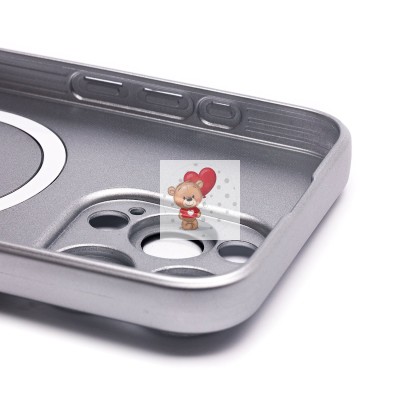 Чехол-накладка для Apple iPhone 15 Pro Max (титановый) - SM020 Matte SafeMag