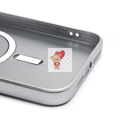 Чехол-накладка для Apple iPhone 15 Pro Max (титановый) - SM020 Matte SafeMag