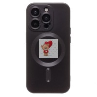 Чехол-накладка для Apple iPhone 15 Pro (черный) - SM020 Matte SafeMag