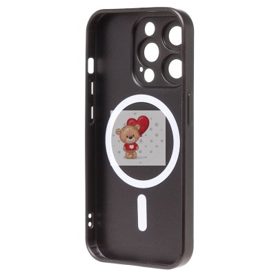 Чехол-накладка для Apple iPhone 15 Pro (черный) - SM020 Matte SafeMag