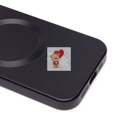 Чехол-накладка для Apple iPhone 15 Pro (черный) - SM020 Matte SafeMag