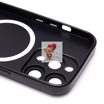 Чехол-накладка для Apple iPhone 15 Pro (черный) - SM020 Matte SafeMag