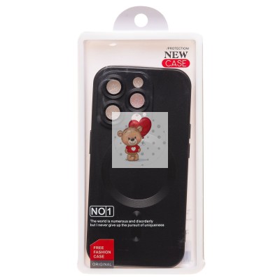 Чехол-накладка для Apple iPhone 15 Pro (черный) - SM020 Matte SafeMag