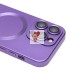 Чехол-накладка для Apple iPhone 15 Pro (сиреневый) - SM020 Matte SafeMag