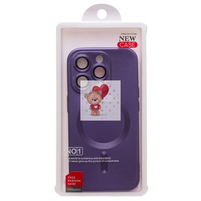 Чехол-накладка для Apple iPhone 15 Pro (сиреневый) - SM020 Matte SafeMag