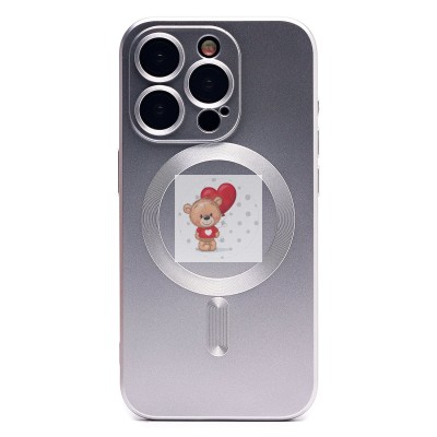 Чехол-накладка для Apple iPhone 15 Pro (титановый) - SM020 Matte SafeMag