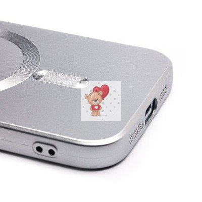 Чехол-накладка для Apple iPhone 15 Pro (титановый) - SM020 Matte SafeMag