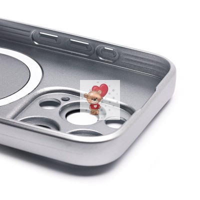 Чехол-накладка для Apple iPhone 15 Pro (титановый) - SM020 Matte SafeMag