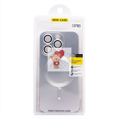 Чехол-накладка для Apple iPhone 15 Pro (титановый) - SM020 Matte SafeMag