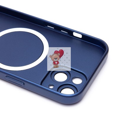 Чехол-накладка для Apple iPhone 15 (темно-синий) - SM020 Matte SafeMag Чехол-накладка для Apple iPhone 15 (темно-синий) - SM020 Matte SafeMag