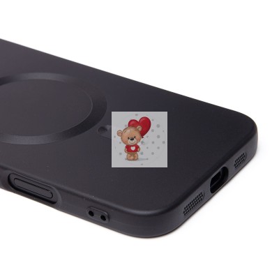 Чехол-накладка для Apple iPhone 16 Plus (черный) - SM020 Matte SafeMag Чехол-накладка для Apple iPhone 16 Plus (черный) - SM020 Matte SafeMag