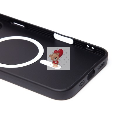 Чехол-накладка для Apple iPhone 16 Plus (черный) - SM020 Matte SafeMag Чехол-накладка для Apple iPhone 16 Plus (черный) - SM020 Matte SafeMag