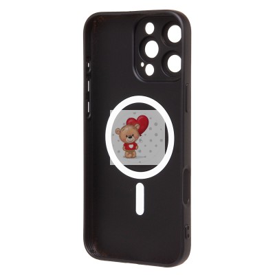 Чехол-накладка для Apple iPhone 16 Pro Max (черный) - SM020 Matte SafeMag