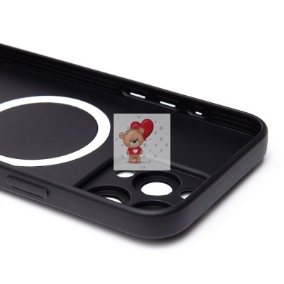 Чехол-накладка для Apple iPhone 16 Pro Max (черный) - SM020 Matte SafeMag