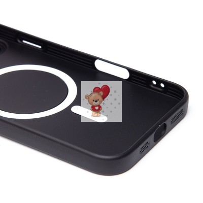 Чехол-накладка для Apple iPhone 16 Pro Max (черный) - SM020 Matte SafeMag