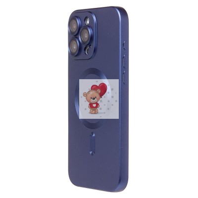 Чехол-накладка для Apple iPhone 16 Pro Max (темно-синий) - SM020 Matte SafeMag