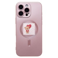 Чехол-накладка для Apple iPhone 16 Pro Max (светло-розовый) - SM020 Matte SafeMag