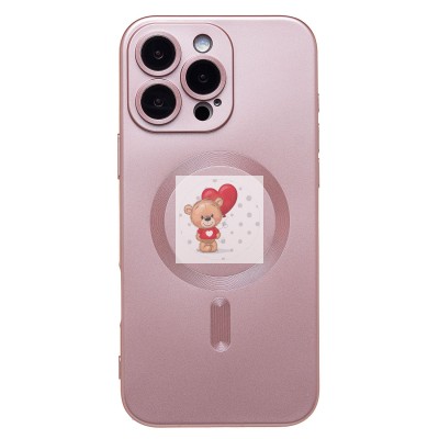 Чехол-накладка для Apple iPhone 16 Pro Max (светло-розовый) - SM020 Matte SafeMag