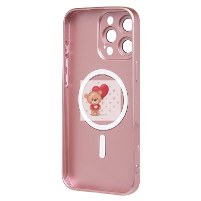 Чехол-накладка для Apple iPhone 16 Pro Max (светло-розовый) - SM020 Matte SafeMag