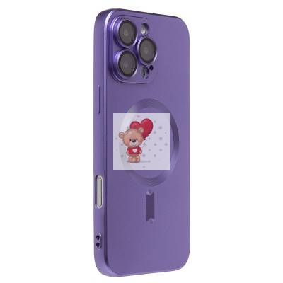 Чехол-накладка для Apple iPhone 16 Pro Max (сиреневый) - SM020 Matte SafeMag