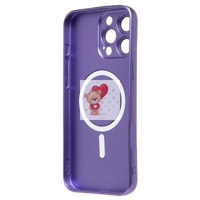 Чехол-накладка для Apple iPhone 16 Pro Max (сиреневый) - SM020 Matte SafeMag