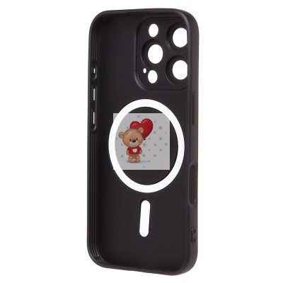 Чехол-накладка для Apple iPhone 16 Pro (черный) - SM020 Matte SafeMag