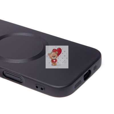 Чехол-накладка для Apple iPhone 16 Pro (черный) - SM020 Matte SafeMag