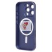 Чехол-накладка для Apple iPhone 16 Pro (темно-синий) - SM020 Matte SafeMag