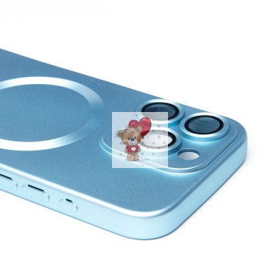 Чехол-накладка для Apple iPhone 16 Pro (голубой) - SM020 Matte SafeMag Чехол-накладка для Apple iPhone 16 Pro (голубой) - SM020 Matte SafeMag