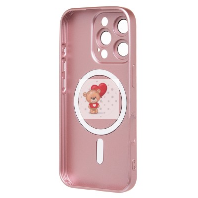 Чехол-накладка для Apple iPhone 16 Pro (светло-розовый) - SM020 Matte SafeMag