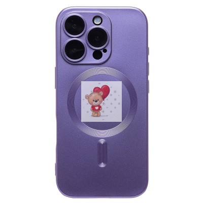 Чехол-накладка для Apple iPhone 16 Pro (сиреневый) - SM020 Matte SafeMag