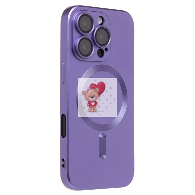 Чехол-накладка для Apple iPhone 16 Pro (сиреневый) - SM020 Matte SafeMag