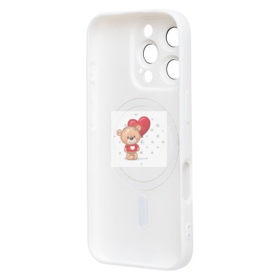 Чехол-накладка для Apple iPhone 16 Pro (белый) - SM020 Matte SafeMag