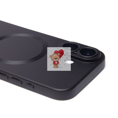 Чехол-накладка для Apple iPhone 16 (черный) - SM020 Matte SafeMag Чехол-накладка для Apple iPhone 16 (черный) - SM020 Matte SafeMag
