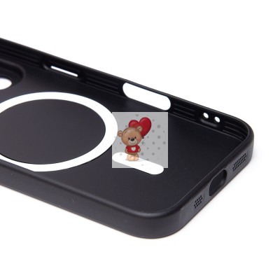 Чехол-накладка для Apple iPhone 16 (черный) - SM020 Matte SafeMag Чехол-накладка для Apple iPhone 16 (черный) - SM020 Matte SafeMag