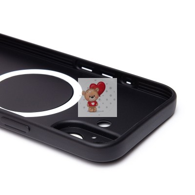 Чехол-накладка для Apple iPhone 16 (черный) - SM020 Matte SafeMag Чехол-накладка для Apple iPhone 16 (черный) - SM020 Matte SafeMag