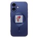 Чехол-накладка для Apple iPhone 16 (темно-синий) - SM020 Matte SafeMag