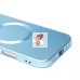 Чехол-накладка для Apple iPhone 16 (голубой) - SM020 Matte SafeMag Чехол-накладка для Apple iPhone 16 (голубой) - SM020 Matte SafeMag