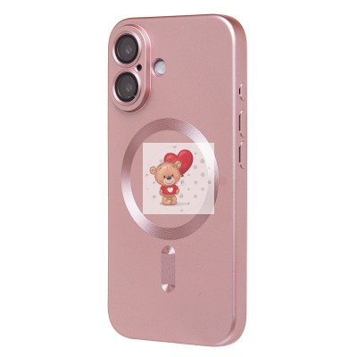Чехол-накладка для Apple iPhone 16 (светло-розовый) - SM020 Matte SafeMag Чехол-накладка для Apple iPhone 16 (светло-розовый) - SM020 Matte SafeMag