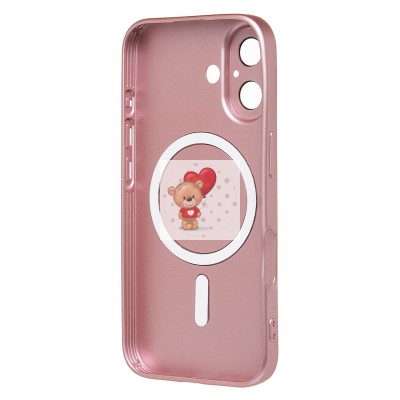 Чехол-накладка для Apple iPhone 16 (светло-розовый) - SM020 Matte SafeMag Чехол-накладка для Apple iPhone 16 (светло-розовый) - SM020 Matte SafeMag