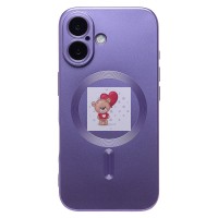 Чехол-накладка для Apple iPhone 16 (сиреневый) - SM020 Matte SafeMag Чехол-накладка для Apple iPhone 16 (сиреневый) - SM020 Matte SafeMag